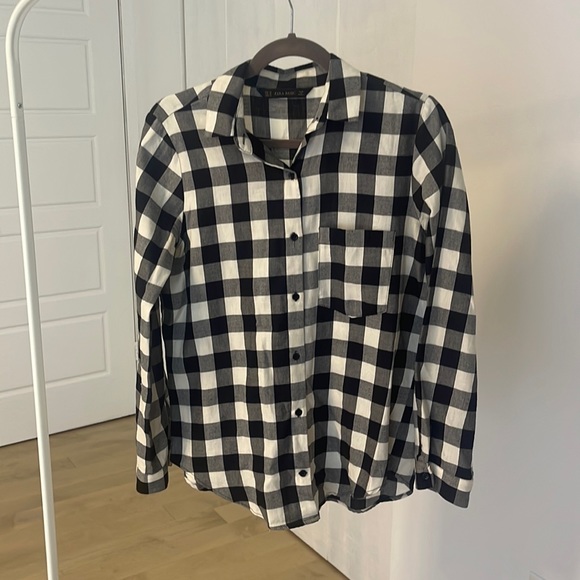Black and white flannel from Zara - Picture 2 of 2